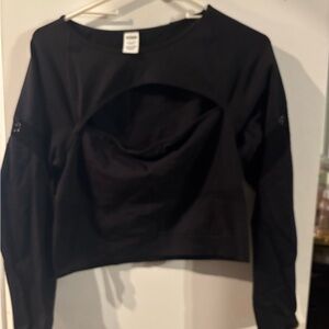 PINK Victoria's Secret Black Crop Top